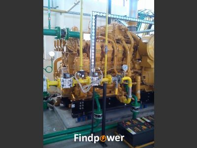 For sale EXW RUSSIA: 1MWe CATERPILLAR G3508LE Generator set [x2] Unused pre-owned Natural Gas Power Plant 2006y 50Hz 400V